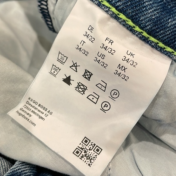Size 34x30 Hugo Boss Mens Jeans Slim Fit - Picture 16 of 16